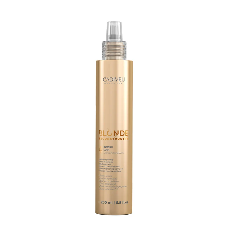Cadiveu Blonde Reconstructor Blonde Lock N.4 200ml - spray sans rinçage cheveux blonds