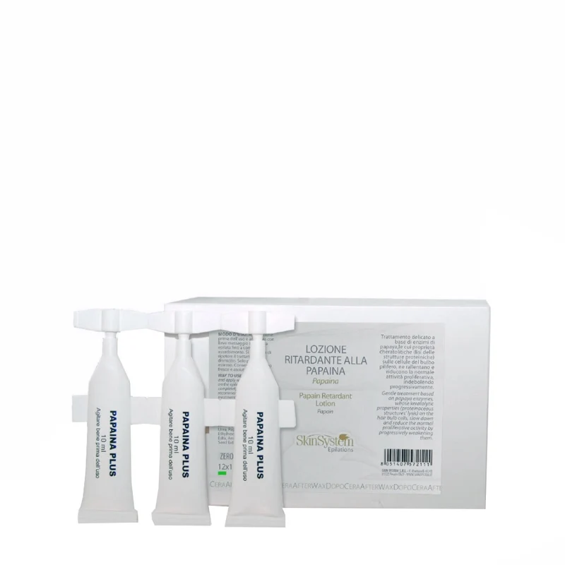 SkinSystem Papain Retardant Lotion 12x10ml - lotion anti-repousse poils à la papaïne