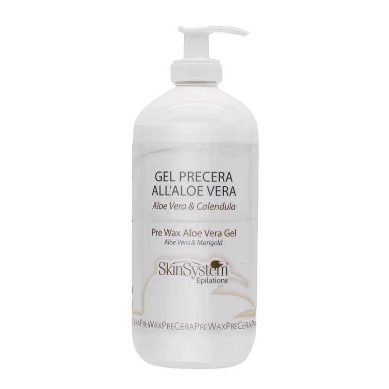 SkinSystem Pre Wax Aloe Vera Gel 500ml - gel pré-cire aloe vera