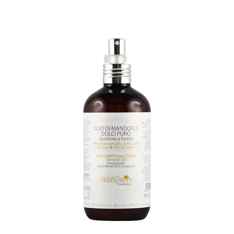 SkinSystem Pure Cold-Pressed Sweet Almond Oil 250ml - huile d'amande douce pure