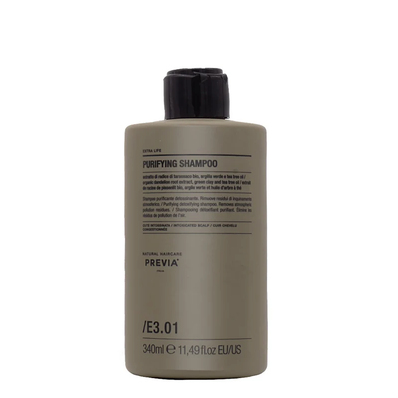 Previa Extra Life Purifying Shampoo 340ml - shampoing antipelliculaire
