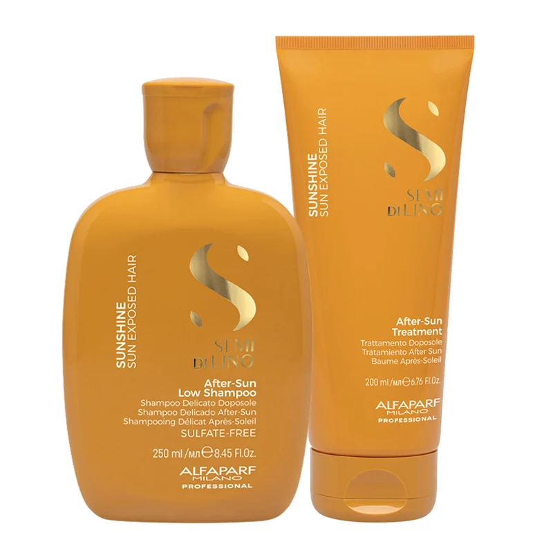 Alfaparf Milano Semi di Lino Sunshine After Sun Low Shampoo 250ml Low Treatment 200ml