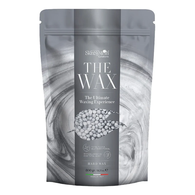 SkinSystem The Wax Silver The Ultimate Waxing Experience 800gr - cire dépilatoire élastique