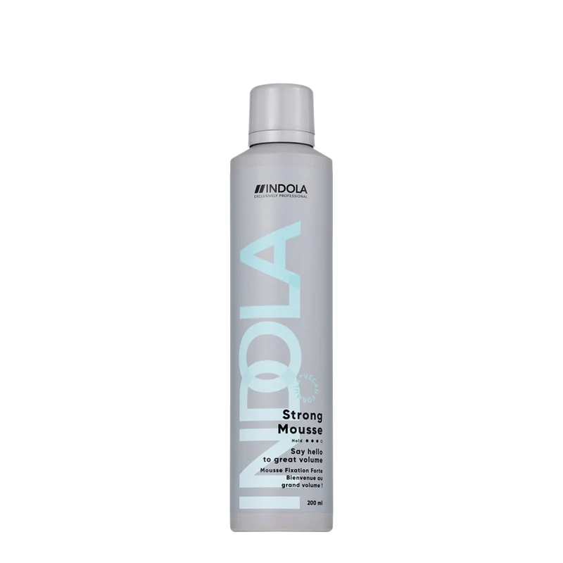 Indola Strong Mousse 200ml - mousse tenue forte