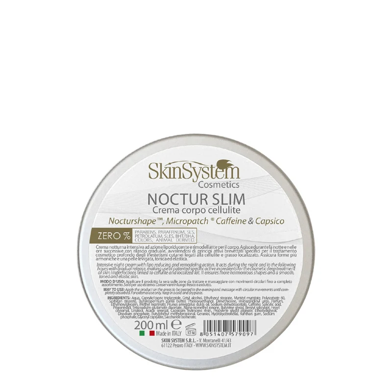 SkinSystem Noctur Slim 200ml - crème de nuit anti-cellulite