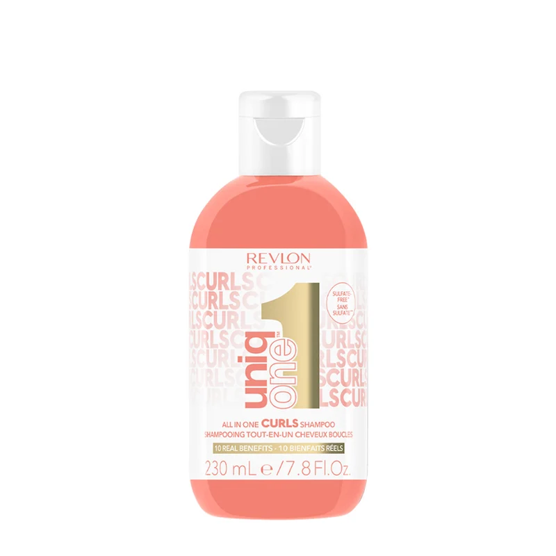 Revlon Uniq One ​​​​Curls Shampoo 230ml - shampooing cheveux bouclés et ondulés