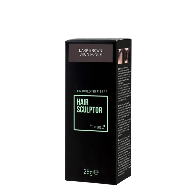 Sibel Hair Sculptor Hair Building Fibers Dark Brown 25gr - fibres épaississantes