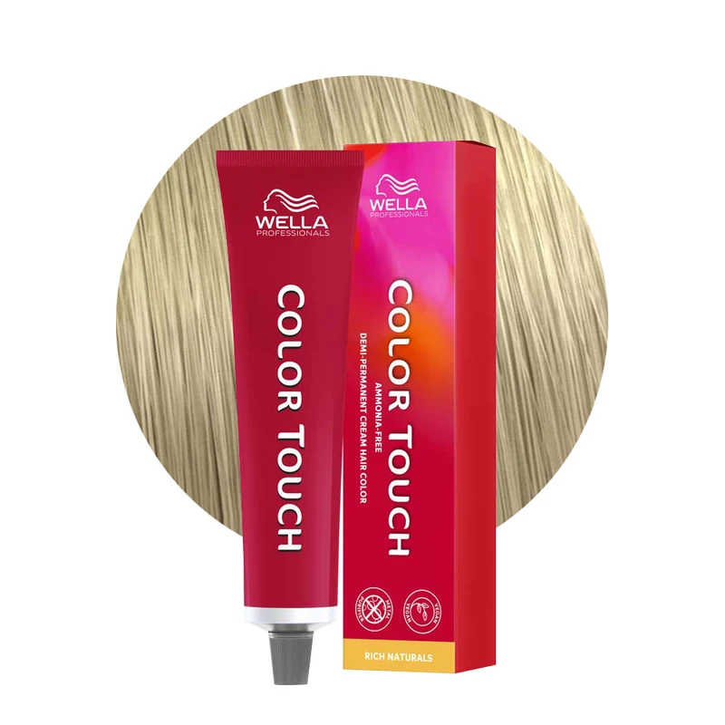 Wella Color Touch Rich Naturals 10/81 Blond Très Clair Perlé Cendré 60ml - coloration semi-permanente sans ammoniaque