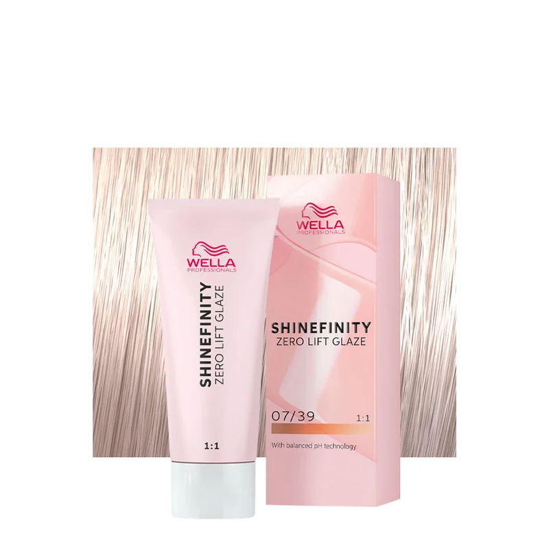 Wella Shinefinity 07/39 Blond Doré 60ml - coloration demi-permanente