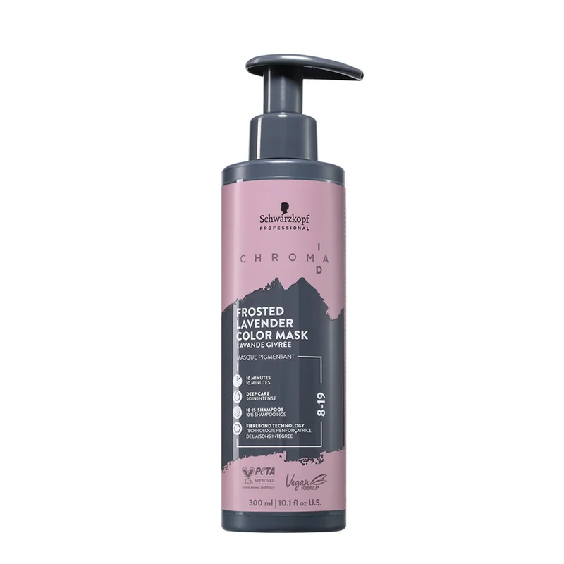 Schwarzkopf Chroma ID Color Mask 8-19 Frosted Lavender 300ml - masque colorant semi-permanent