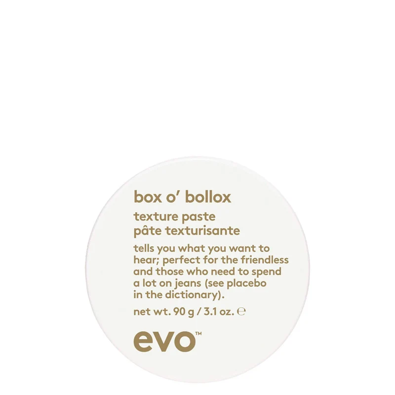 Evo Style Box o' Bollox Texture Paste 90gr - cire texturisante fixation extra-forte