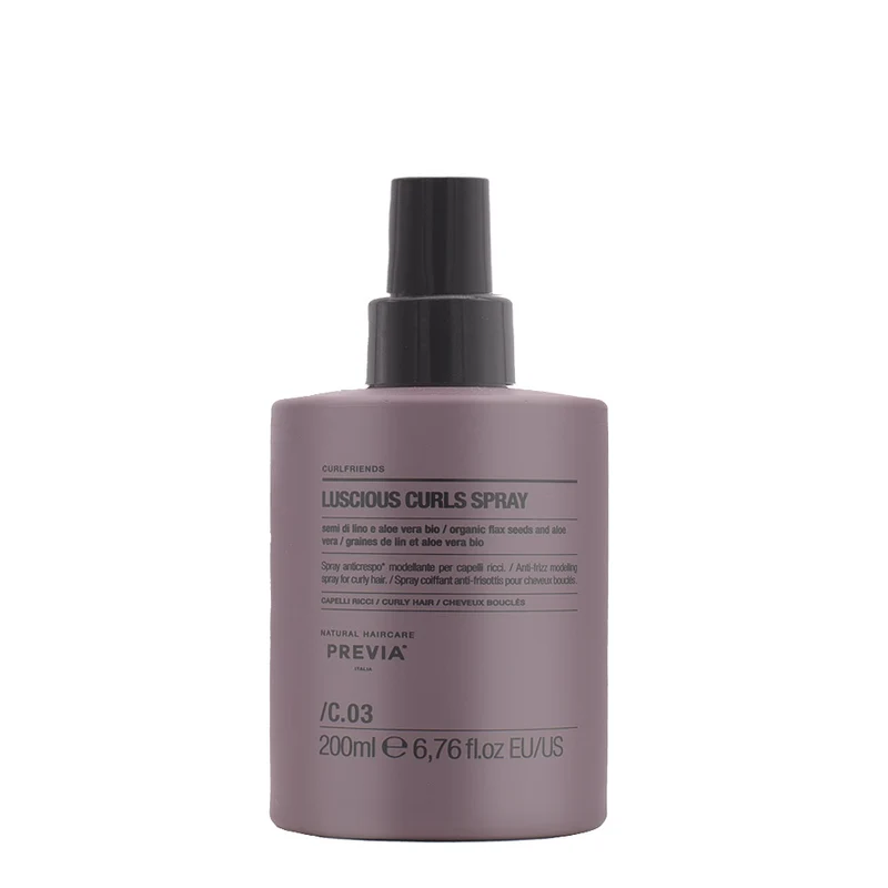 Previa Curlfriends Luscious Curls Spray 200ml - spray coiffant anti-frisottis cheveux bouclés