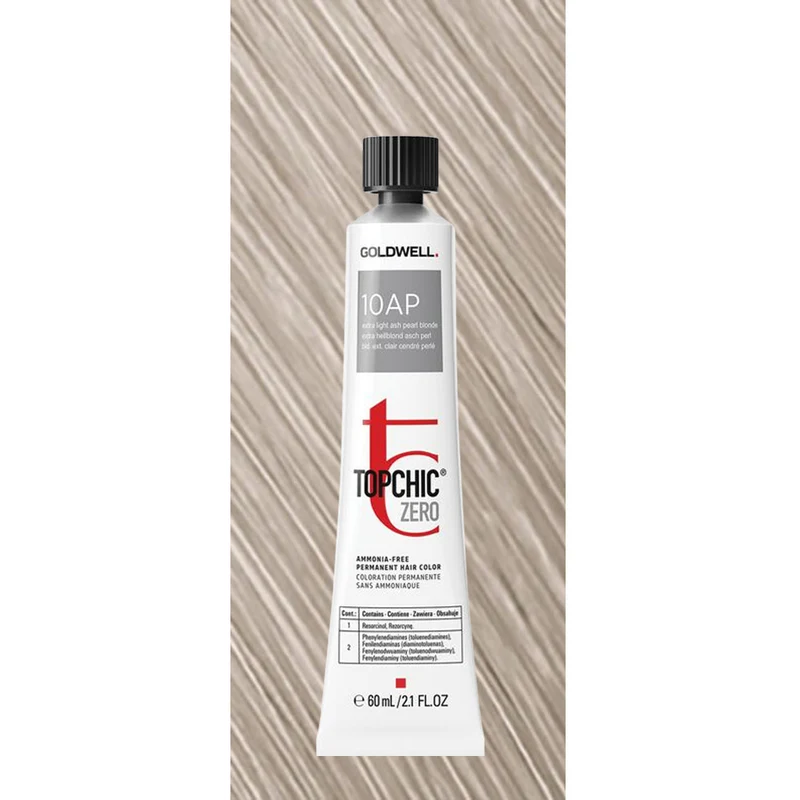 10AP Topchic Zero Cool Blondes Extra Light Ash Pearl Blonde Tb 60ml - coloration permanente sans ammoniaque