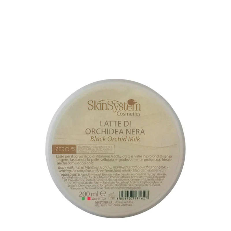 SkinSystem Black Orchid Milk 200ml - lait d'orchidée noire