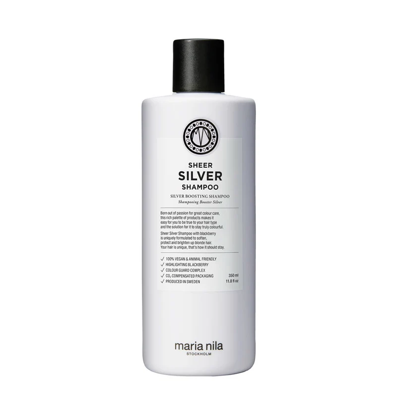 Maria Nila Sheer Silver Shampoo 350ml - shampooing anti-jaunissement