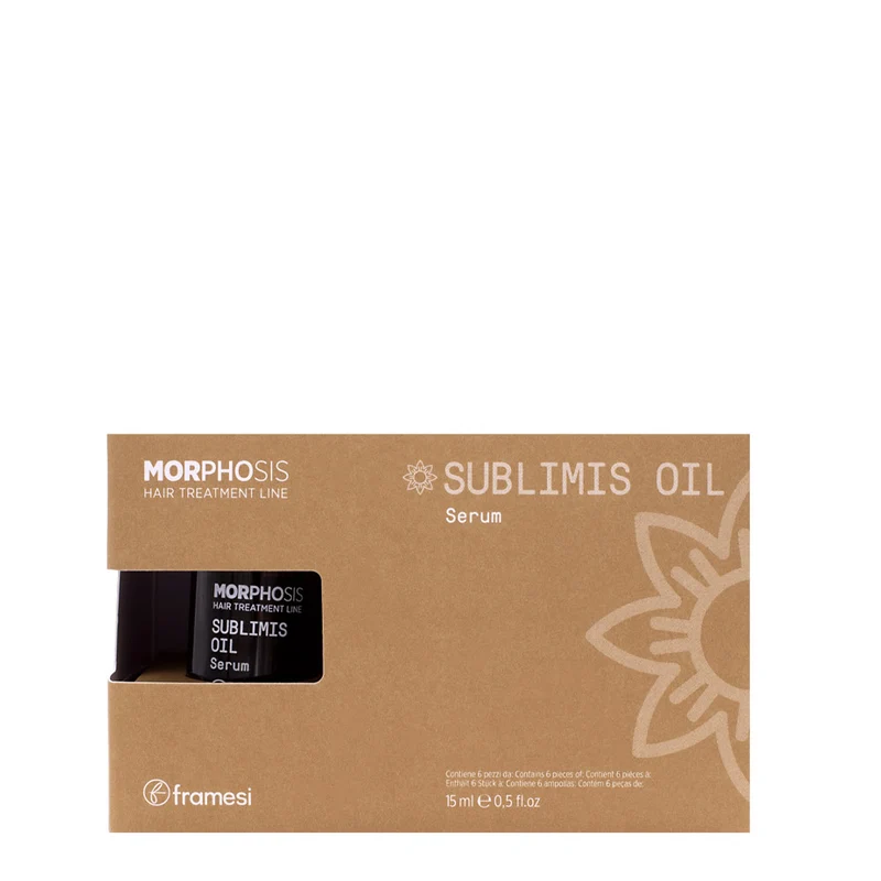 Framesi Morphosis Sublimis Oil Serum 15ml - traitement hydratant intensif cheveux déshydratés