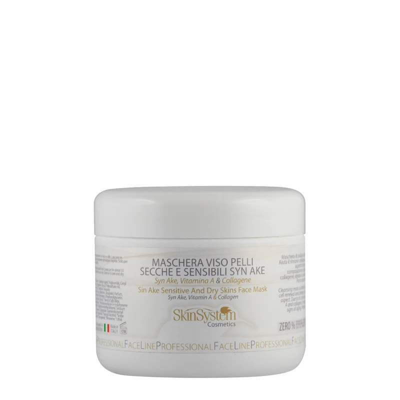 SkinSystem Sin Ake Sensitive and Dry Skins Face Mask 250ml - masque peau sèche et sensible