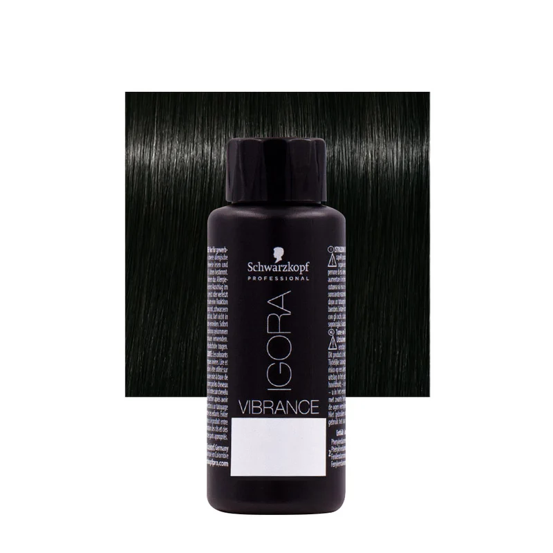 Schwarzkopf Igora Vibrance 1-0 Noir Naturel 60ml - coloration ton sur ton