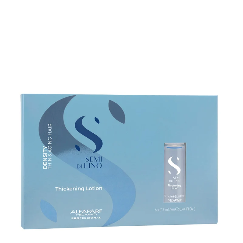 Alfaparf Milano Semi Di Lino Density Thickening Lotion 6x13ml - traitement épaississant cheveux clairsemés