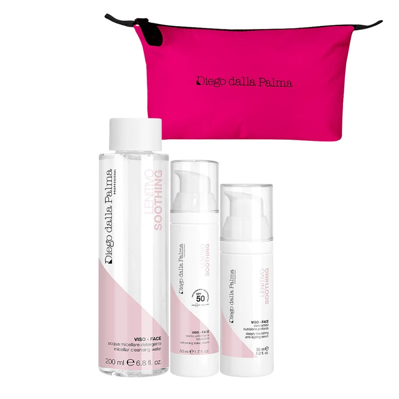 Diego dalla Palma Professional Soothing Micellar Water 200ml Tinted Cream 50ml Serum 30ml