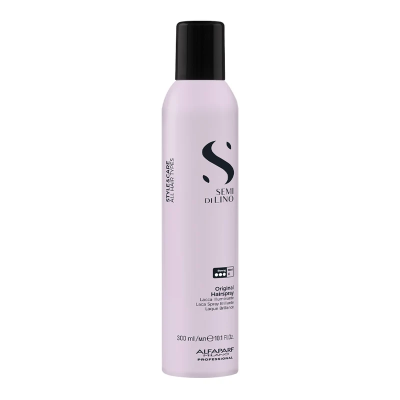 Alfaparf Milano Semi Di Lino Style&Care Original Hairspray 300ml - laque brillance tenue forte