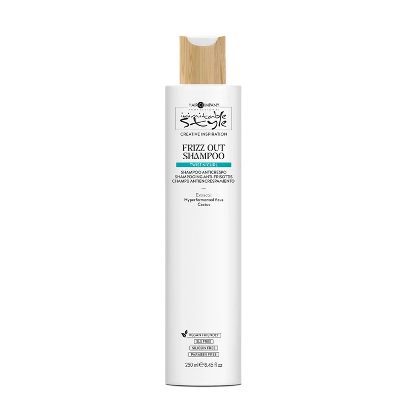 Hair Company Inimitable Style Frizz Twist N'Curl Out Shampoo 250ml - shampooing anti-frisottis