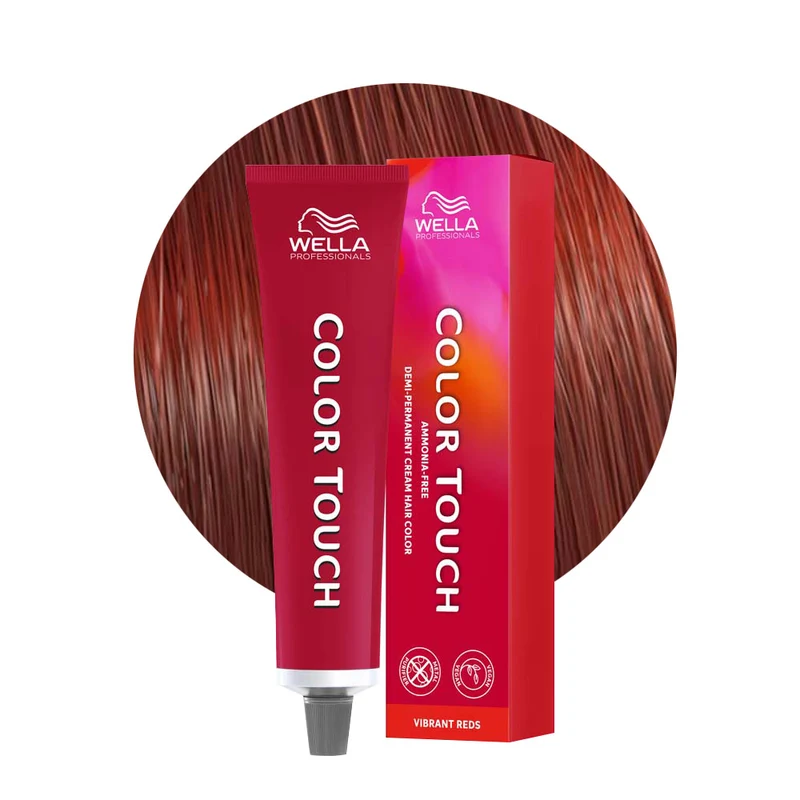 Wella Color Touch Vibrant Reds 66/44 Blond Foncé Intense Cuivré 60ml - coloration semi-permanente sans ammoniaque