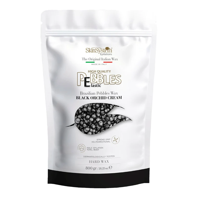 SkinSystem Le Pebbles High Quality Brazilian Pebbles Wax Black Orchid Cream 800gr - cire brésilienne