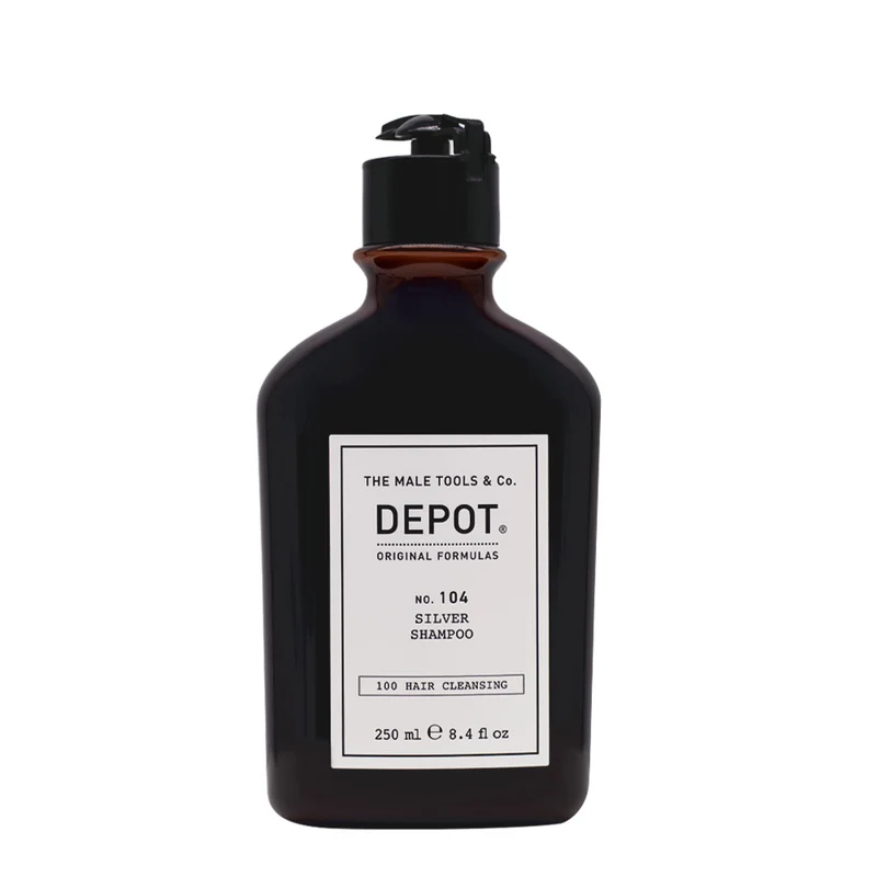 Depot Hair Cleansing No. 104 Silver Shampoo 250ml - shampoing pour cheveux blonds, gris et blancs