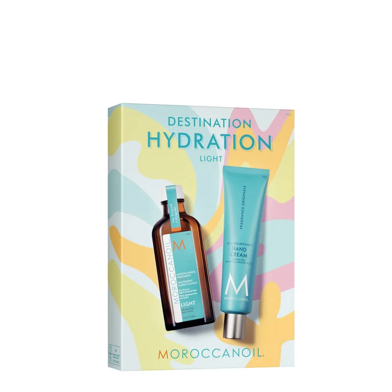 Moroccanoil Destination Hydration Light - cofanetto idratazione crema mani in omaggio
