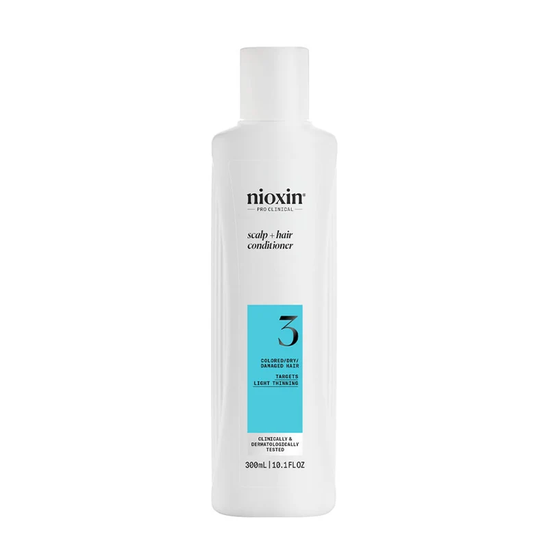 Nioxin Système 3 Scalp + Hair Conditioner 300ml - après-shampooing anti amincissement léger