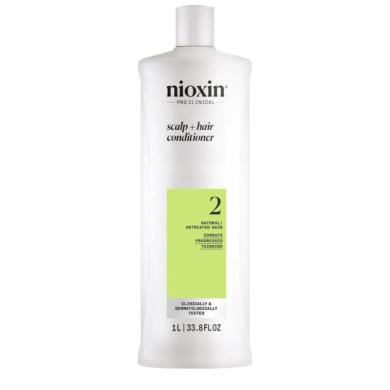 Nioxin Système 2 Scalp + Hair Conditioner 1000ml - après-shampooing anti-amincissement avancé