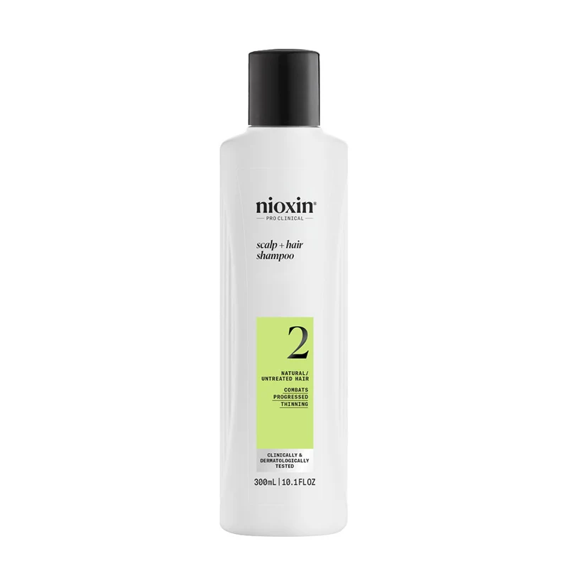 Nioxin Système 2 Scalp + Hair Shampoo 300ml - shampooing anti amincissement avancé