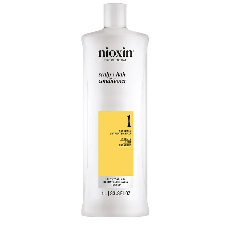 Nioxin Sistema 1 Scalp Hair Conditioner 1000ml - après-shampooing anti amincissement léger