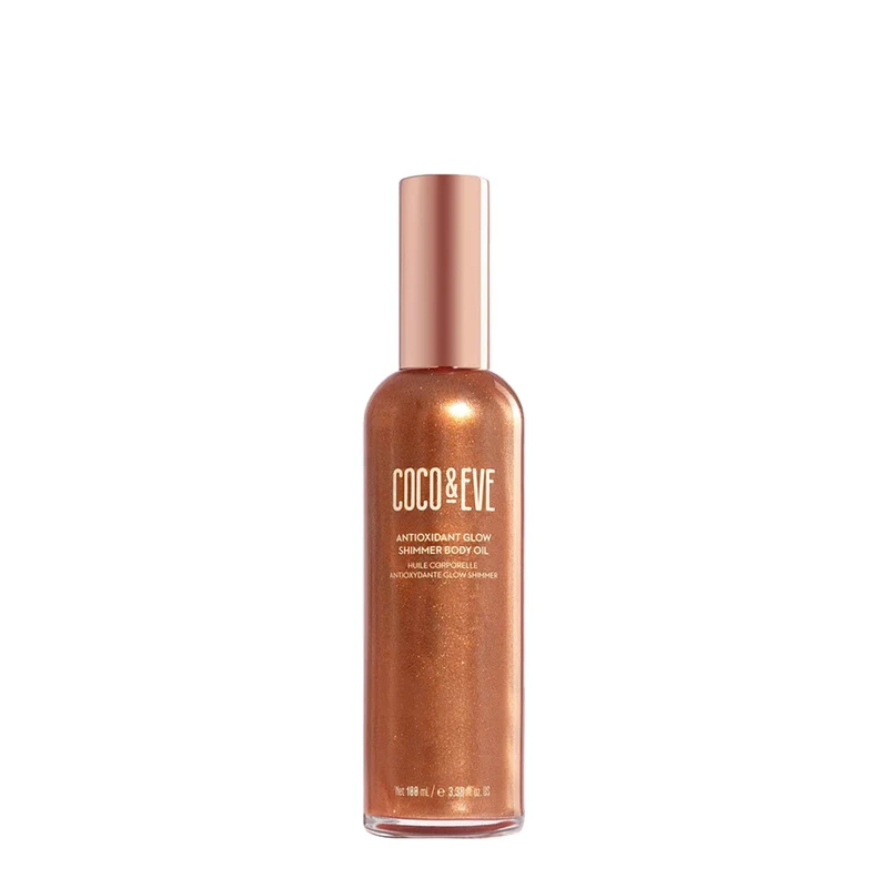 Coco & Eve Sunny Honey Antioxidant Glow Shimmer Body Oil 100ml - huile brillance