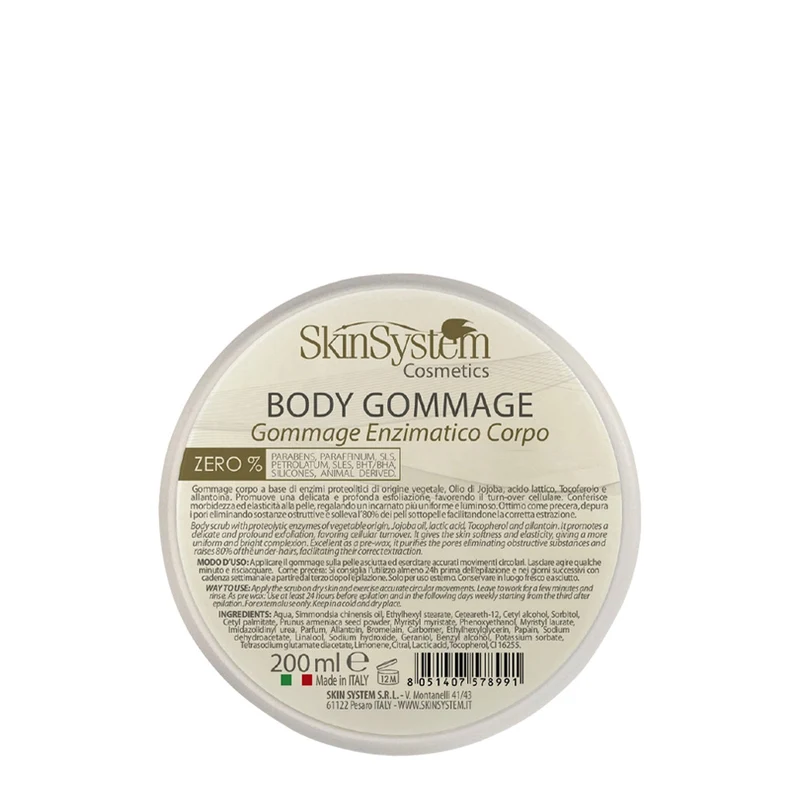 SkinSystem Body Gommage Enzimatico Corpo 200ml - gommage enzymatique