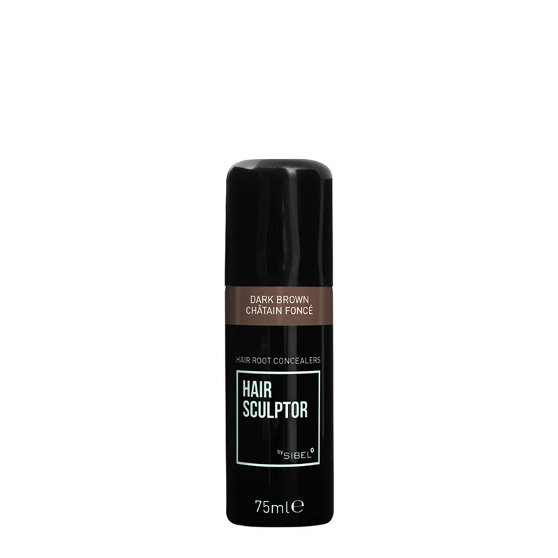Sibel Hair Sculptor Hair Root Concealers Dark Brown 75ml - spray effaceur de racines