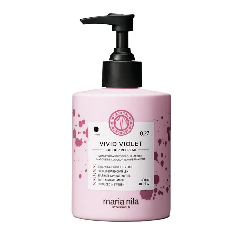 Maria Nila Colour Refresh Vivid Violet 300ml - masque colorant