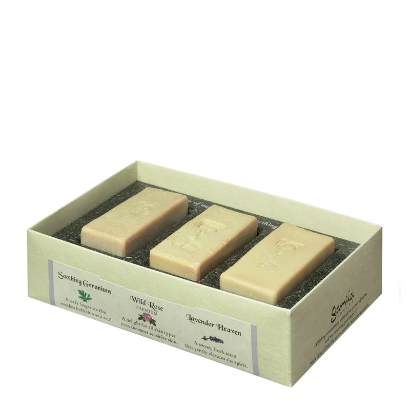 Gamila Secret Trio Soap 3x30gr - coffret savon visage
