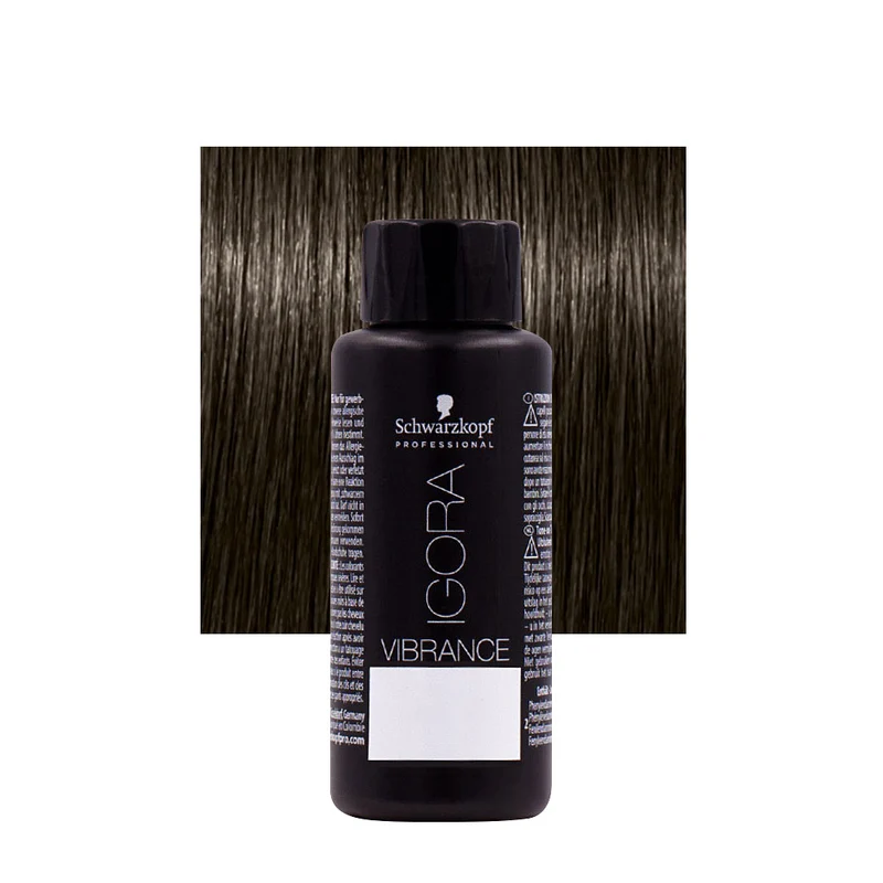 Schwarzkopf Igora Vibrance 4-13 Brun Moyen Cendrè Mat 60ml - coloration ton sur ton