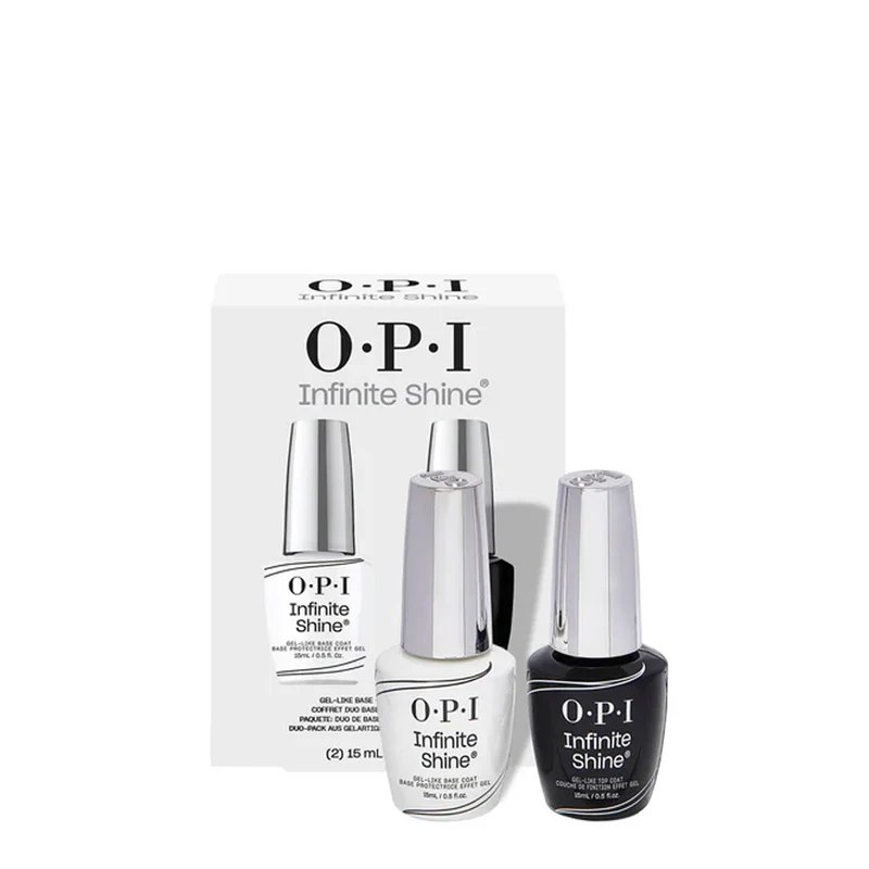 OPI Infinite Shine Coffret Base 15ml + Top Coat 15ml - coffret