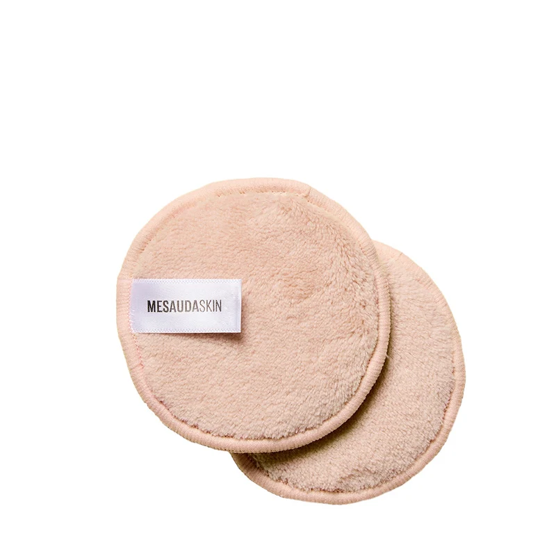 Mesauda Beauty Blank Slate Washable And Reusable Make-Up Remover Pads 2pcs - disques démaquillants en microfibre