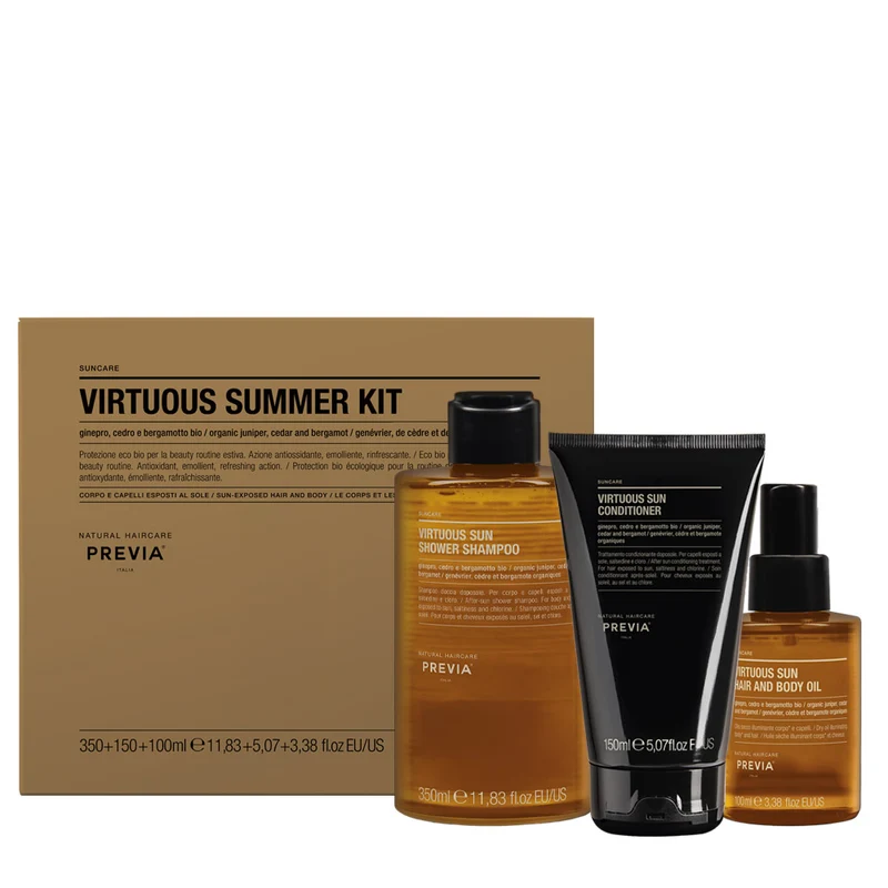Previa Virtuous Sun Summer Kit - soin solaire