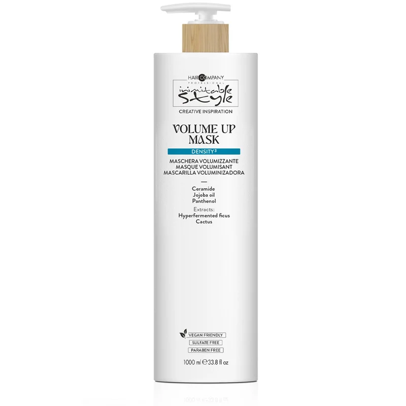 Hair Company Inimitable Style Density3 Volume Up Mask 1000ml - masque volumisant