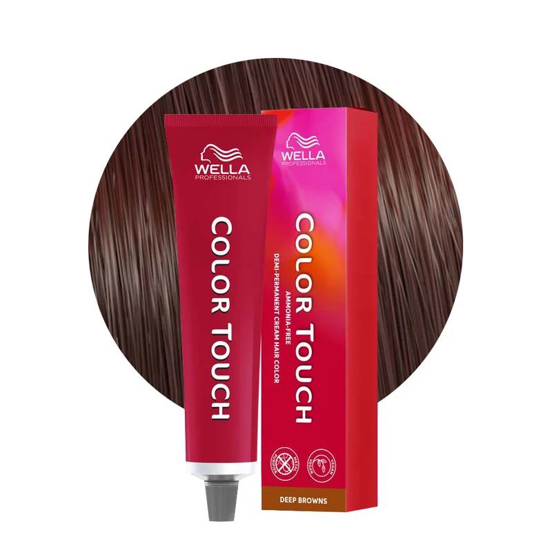 Wella Color Touch Deep Browns 6/75 Blond Foncé Sable Acajou 60ml - coloration semi-permanente sans ammoniaque