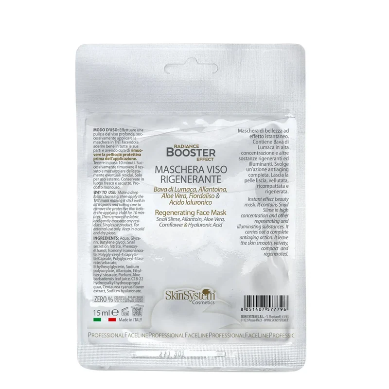 SkinSystem Radiance Booster Effect Regenerating Face Mask 15ml - masque visage régénérant