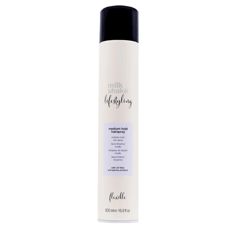 Z.one Concept Milk Shake Lifestyling Medium Hold Hairspray 500ml - laque tenue moyenne