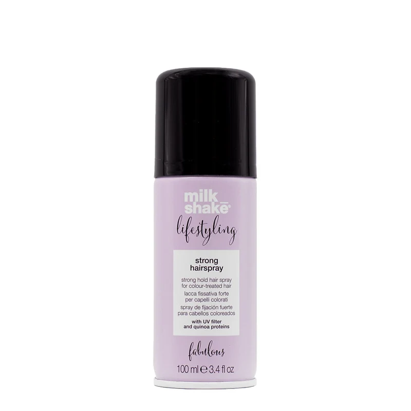 Z.one Concept Milk Shake Lifestyling Strong Hold Hairspray 100ml - laque à tenue forte pour cheveux colorés