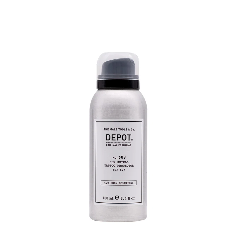 Depot Body Solutions No. 608 Sun Shield Tattoo Protector 50+SPF 100ml - spray de protection solaire