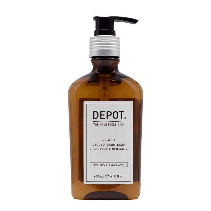 Depot Body Solutions No. 603 Liquid Hand Soap Cajeput & Myrtle 200ml - savon liquide pour les mains